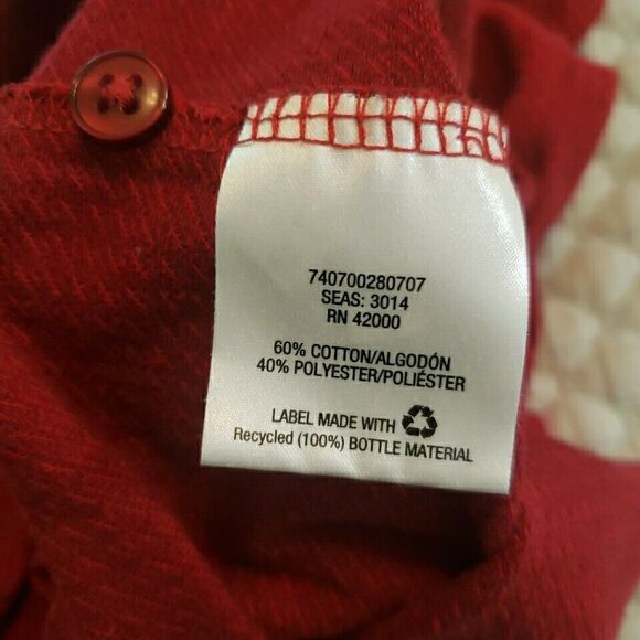 David Taylor Collection Mens Polo Shirt Short Sleeve Collared Red Sz XLT XL Tall - Picture 8 of 15